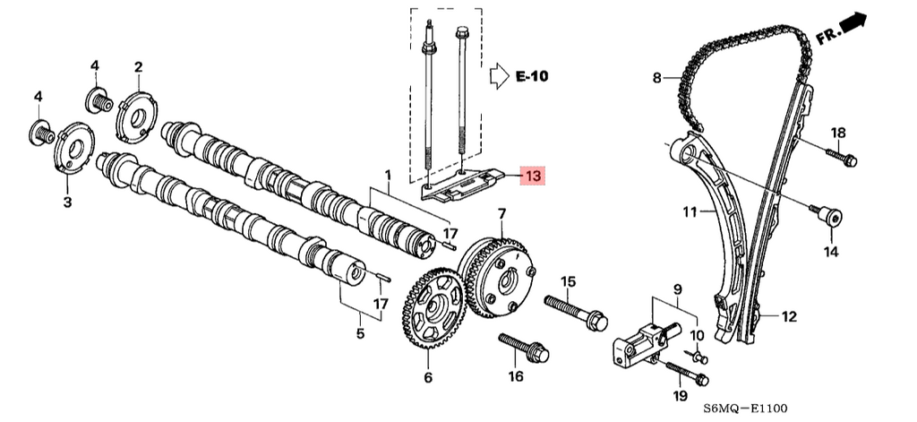 Honda 14540-PRB-A01 Guide B, Cam Chain – RevlineKC